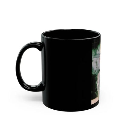 Virginia Mayo #249 (Vintage Female Icon) Black Coffee Mug - Go Mug Yourself