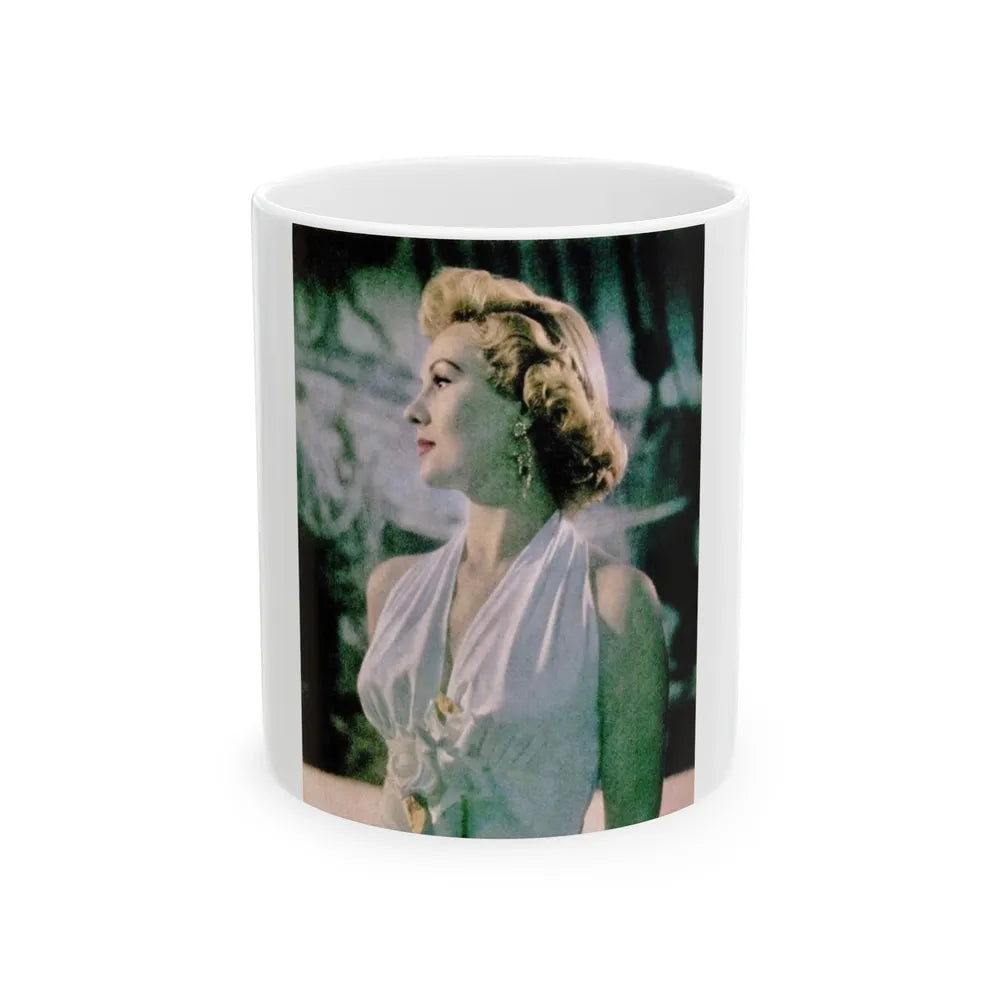 Virginia Mayo #249 (Vintage Female Icon) White Coffee Mug-11oz-Go Mug Yourself