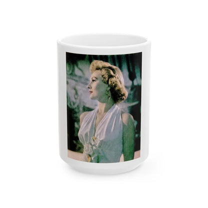 Virginia Mayo #249 (Vintage Female Icon) White Coffee Mug-15oz-Go Mug Yourself