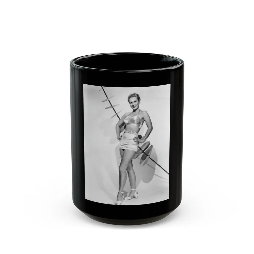 Virginia Mayo #250 (Vintage Female Icon) Black Coffee Mug-15oz-Go Mug Yourself