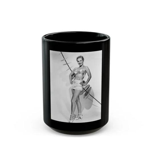 Virginia Mayo #250 (Vintage Female Icon) Black Coffee Mug 15oz - Go Mug Yourself