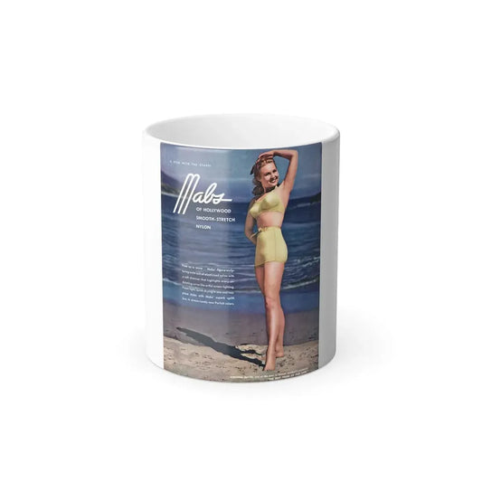 Virginia Mayo #251 (Vintage Female Icon) Color Changing Mug 11oz 11oz - Go Mug Yourself