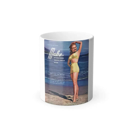 Virginia Mayo #2511 (Vintage Female Icon) Color Changing Mug 11oz 11oz - Go Mug Yourself