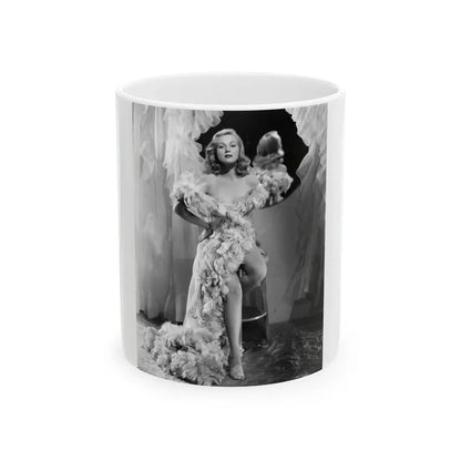 Virginia Mayo #253 (Vintage Female Icon) White Coffee Mug 11oz - Go Mug Yourself