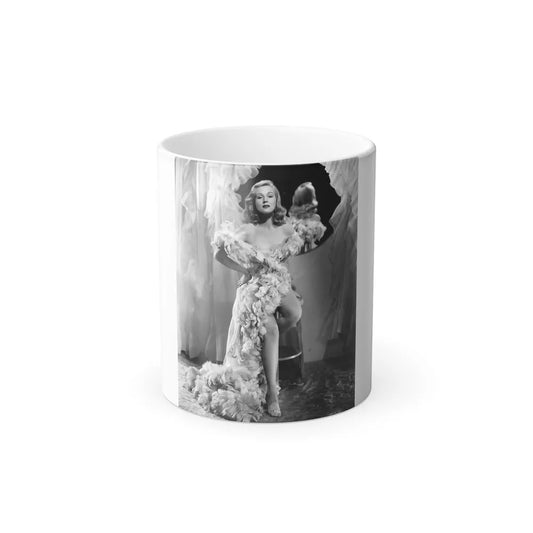 Virginia Mayo #253 (Vintage Female Icons) Color Changing Mug 11oz-11oz-Go Mug Yourself