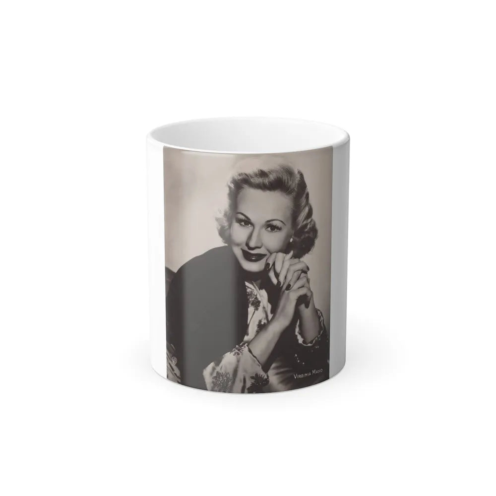 Virginia Mayo #256 (Vintage Female Icons) Color Changing Mug 11oz-11oz-Go Mug Yourself
