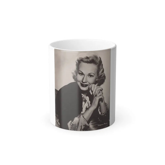 Virginia Mayo #256 (Vintage Female Icons) Color Changing Mug 11oz-11oz-Go Mug Yourself