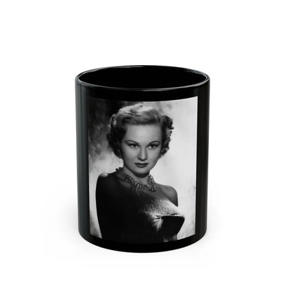 Virginia Mayo #258 (Vintage Female Icon) Black Coffee Mug-11oz-Go Mug Yourself