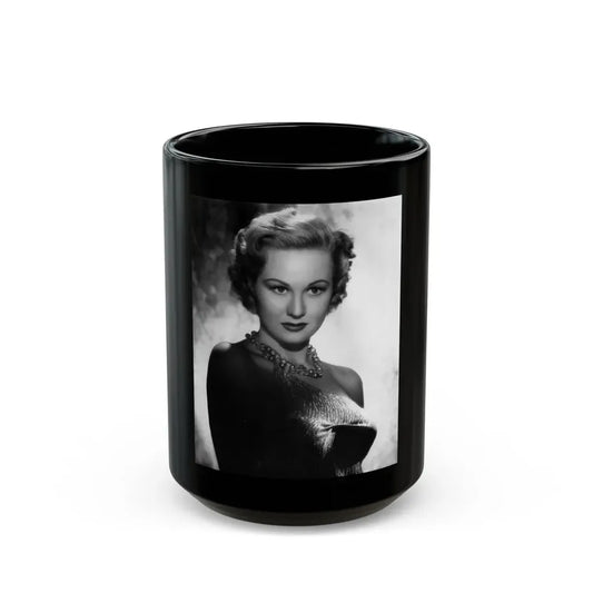 Virginia Mayo #258 (Vintage Female Icon) Black Coffee Mug 15oz - Go Mug Yourself