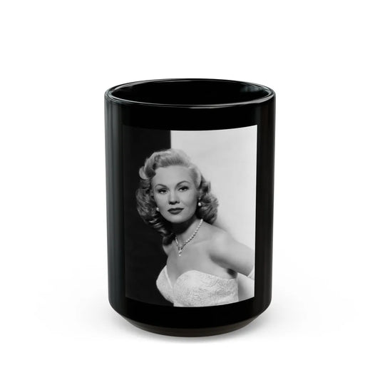 Virginia Mayo #259 (Vintage Female Icon) Black Coffee Mug-15oz-Go Mug Yourself