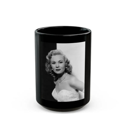 Virginia Mayo #259 (Vintage Female Icon) Black Coffee Mug 15oz - Go Mug Yourself