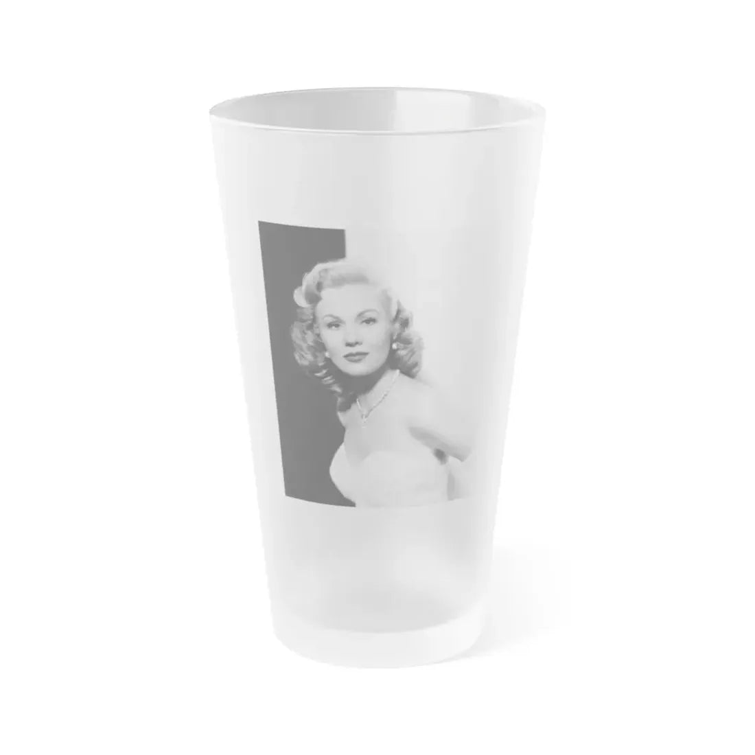 Virginia Mayo #259 (Vintage Female Icon) Frosted Pint Glass 16oz 16oz Frosted - Go Mug Yourself