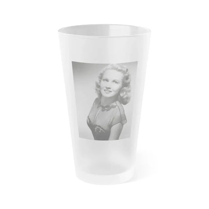 Virginia Mayo #262 (Vintage Female Icon) Frosted Pint Glass 16oz 16oz Frosted - Go Mug Yourself