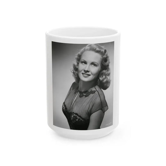 Virginia Mayo #262 (Vintage Female Icon) White Coffee Mug 15oz - Go Mug Yourself