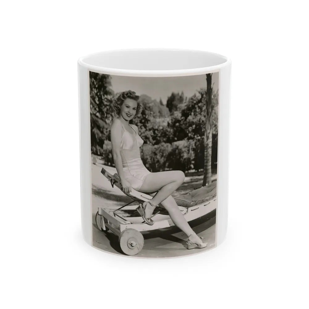 Virginia Mayo #266 (Vintage Female Icon) White Coffee Mug-11oz-Go Mug Yourself