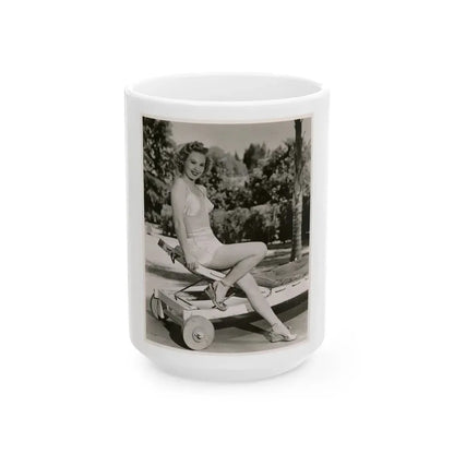 Virginia Mayo #266 (Vintage Female Icon) White Coffee Mug 15oz - Go Mug Yourself