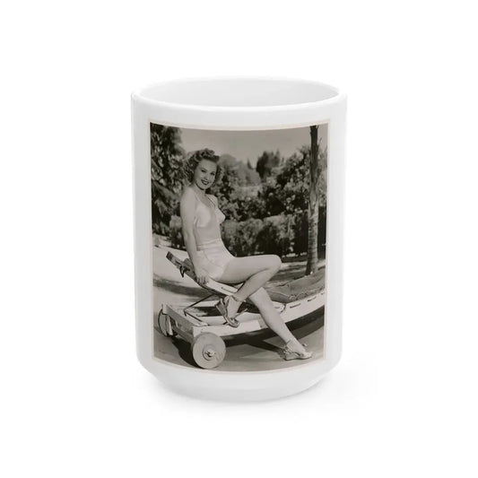 Virginia Mayo #266 (Vintage Female Icon) White Coffee Mug 15oz - Go Mug Yourself