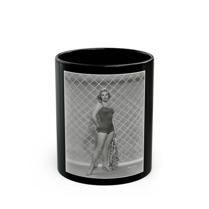 Virginia Mayo #267 (Vintage Female Icon) Black Coffee Mug-11oz-Go Mug Yourself