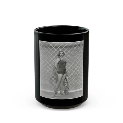 Virginia Mayo #267 (Vintage Female Icon) Black Coffee Mug 15oz - Go Mug Yourself