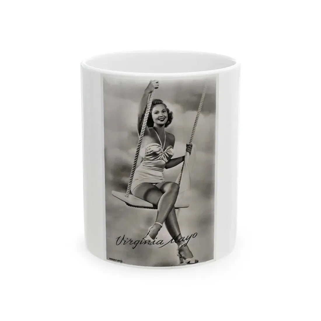 Virginia Mayo #268 (Vintage Female Icon) White Coffee Mug 11oz - Go Mug Yourself