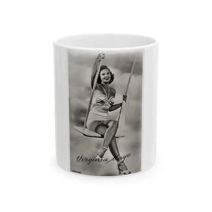 Virginia Mayo #268 (Vintage Female Icon) White Coffee Mug 11oz - Go Mug Yourself