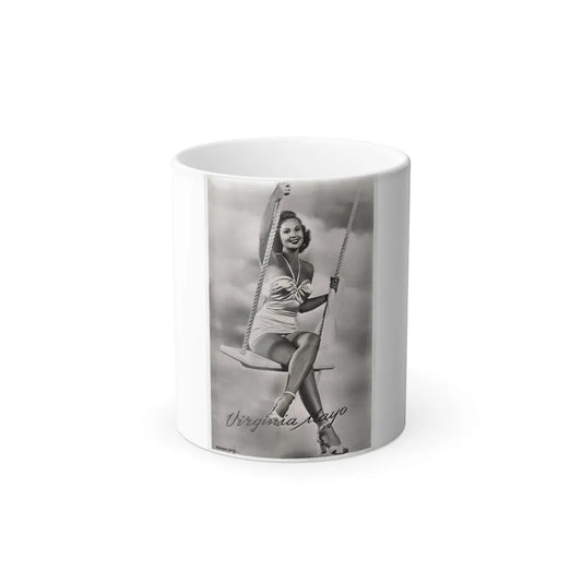 Virginia Mayo #268 (Vintage Female Icons) Color Changing Mug 11oz-11oz-Go Mug Yourself
