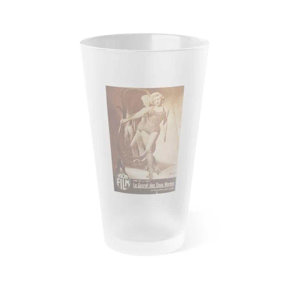 Virginia Mayo #269 (Vintage Female Icon) Frosted Pint Glass 16oz-16oz-Frosted-Go Mug Yourself