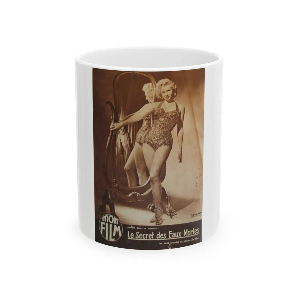 Virginia Mayo #269 (Vintage Female Icon) White Coffee Mug-11oz-Go Mug Yourself