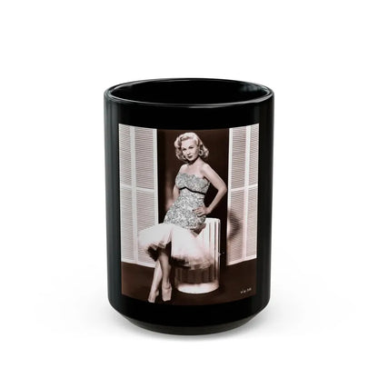 Virginia Mayo #270 (Vintage Female Icon) Black Coffee Mug 15oz - Go Mug Yourself