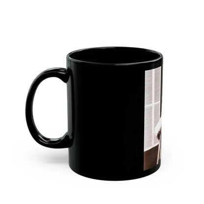 Virginia Mayo #270 (Vintage Female Icon) Black Coffee Mug - Go Mug Yourself