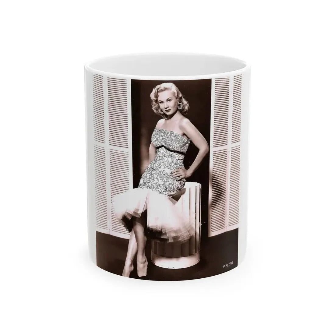Virginia Mayo #270 (Vintage Female Icon) White Coffee Mug 11oz - Go Mug Yourself