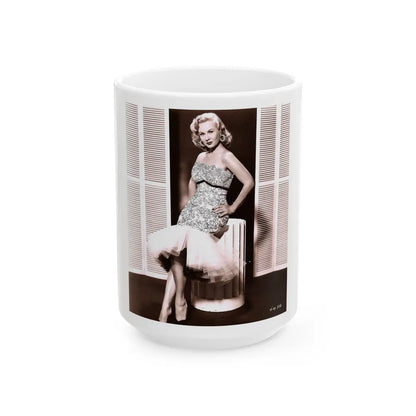 Virginia Mayo #270 (Vintage Female Icon) White Coffee Mug-15oz-Go Mug Yourself