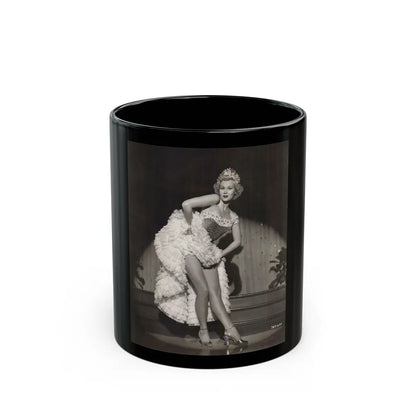 Virginia Mayo #271 (Vintage Female Icon) Black Coffee Mug-11oz-Go Mug Yourself