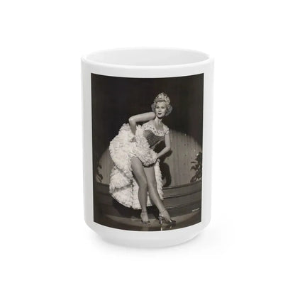 Virginia Mayo #271 (Vintage Female Icon) White Coffee Mug 15oz - Go Mug Yourself
