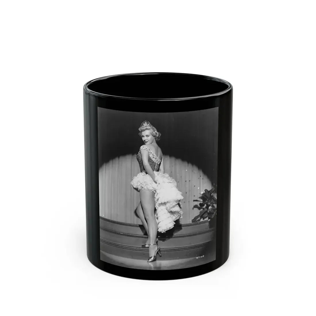 Virginia Mayo #272 (Vintage Female Icon) Black Coffee Mug 11oz - Go Mug Yourself
