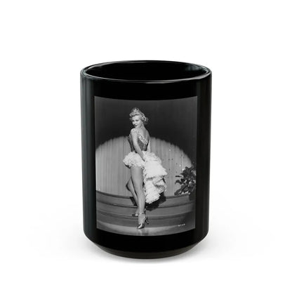 Virginia Mayo #272 (Vintage Female Icon) Black Coffee Mug 15oz - Go Mug Yourself
