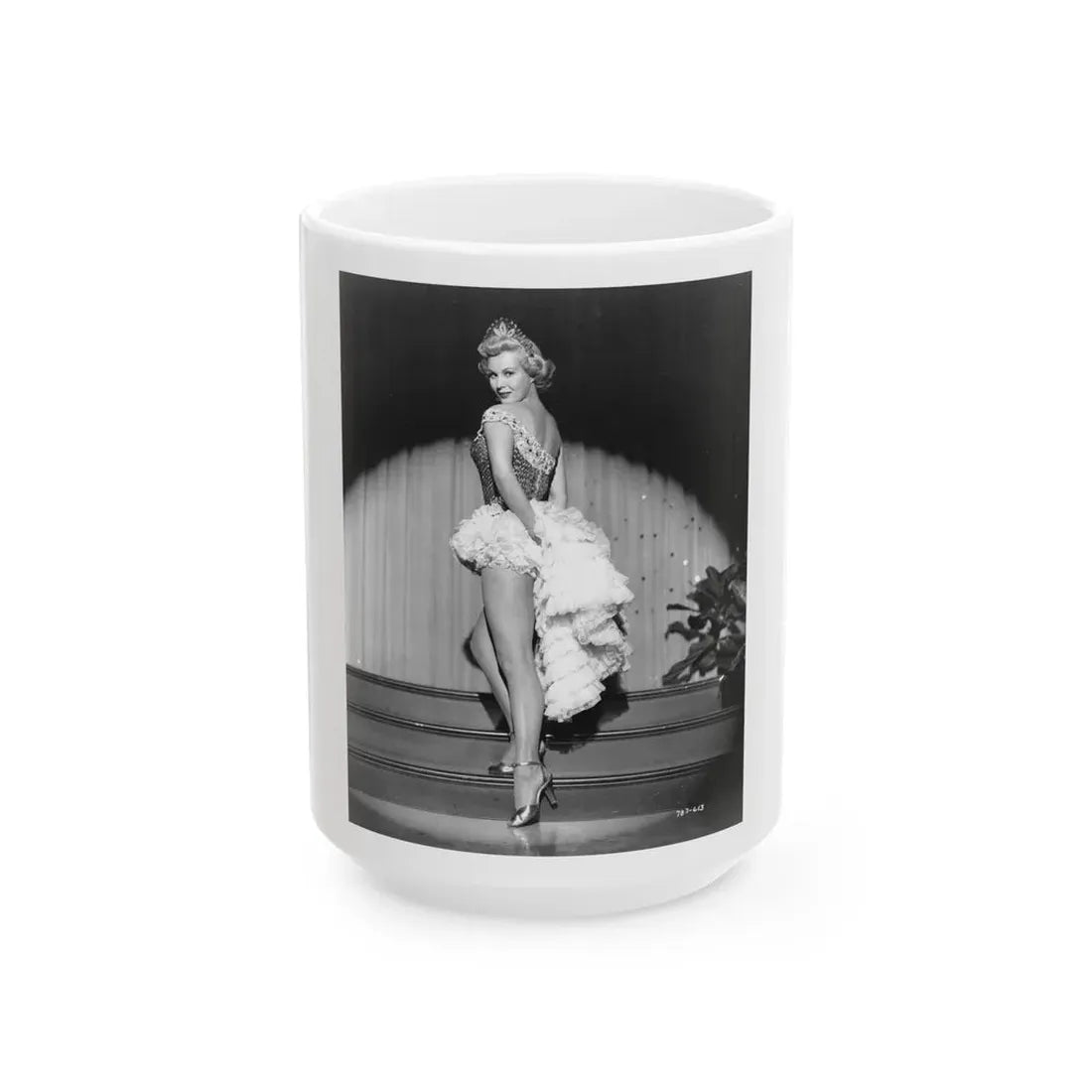 Virginia Mayo #272 (Vintage Female Icon) White Coffee Mug 15oz - Go Mug Yourself