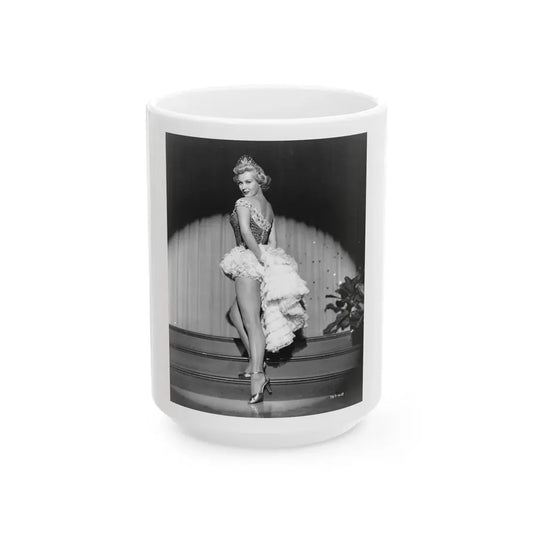 Virginia Mayo #272 (Vintage Female Icon) White Coffee Mug 15oz - Go Mug Yourself