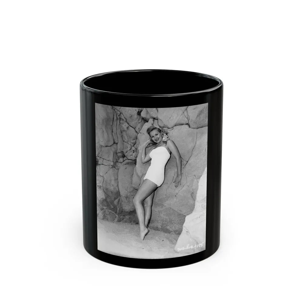 Virginia Mayo #273 (Vintage Female Icon) Black Coffee Mug-11oz-Go Mug Yourself