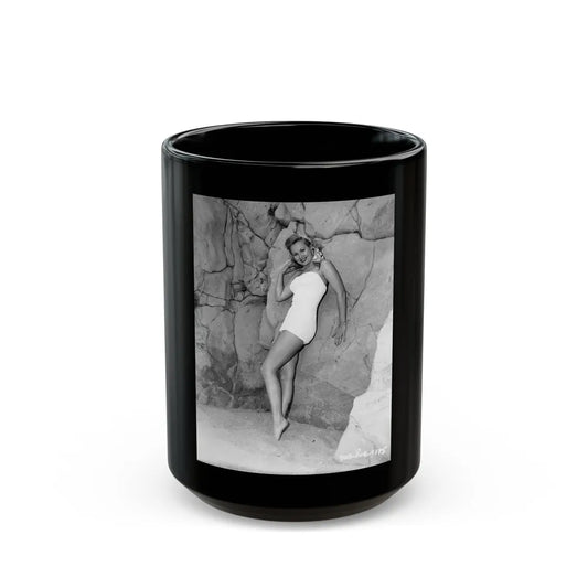 Virginia Mayo #273 (Vintage Female Icon) Black Coffee Mug-15oz-Go Mug Yourself