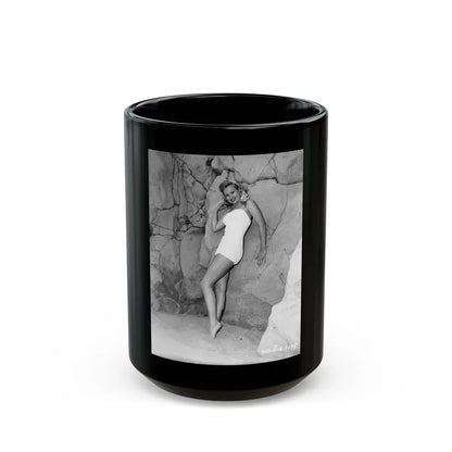Virginia Mayo #273 (Vintage Female Icon) Black Coffee Mug 15oz - Go Mug Yourself