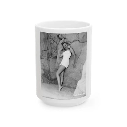 Virginia Mayo #273 (Vintage Female Icon) White Coffee Mug 15oz - Go Mug Yourself