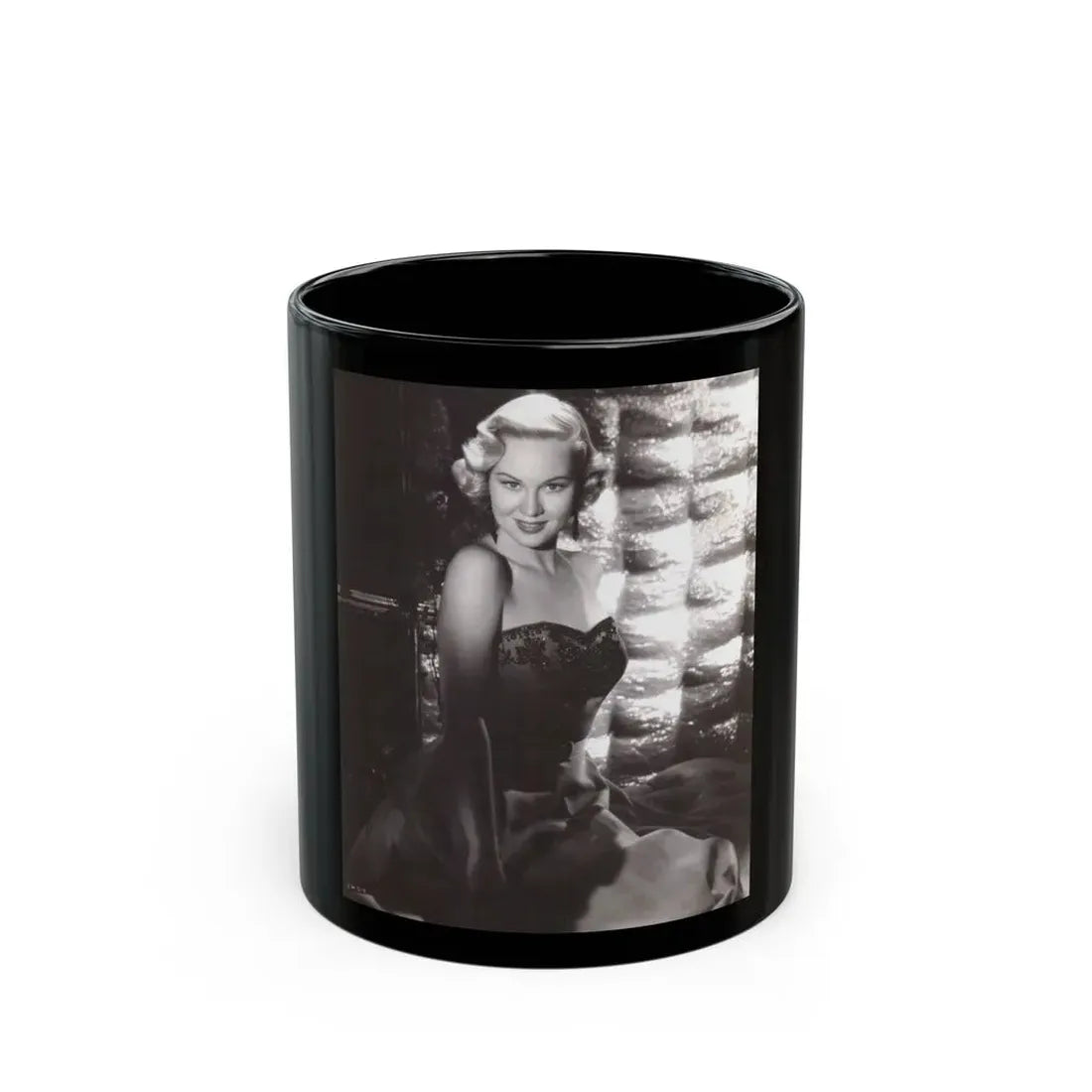 Virginia Mayo #274 (Vintage Female Icon) Black Coffee Mug 11oz - Go Mug Yourself