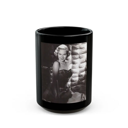 Virginia Mayo #274 (Vintage Female Icon) Black Coffee Mug-15oz-Go Mug Yourself