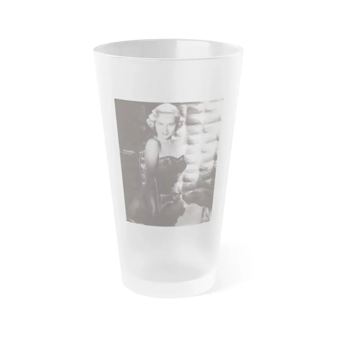 Virginia Mayo #274 (Vintage Female Icon) Frosted Pint Glass 16oz 16oz Frosted - Go Mug Yourself