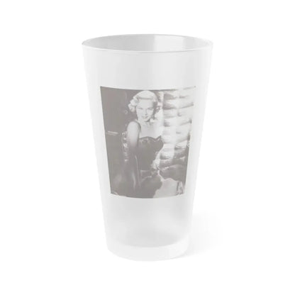 Virginia Mayo #274 (Vintage Female Icon) Frosted Pint Glass 16oz 16oz Frosted - Go Mug Yourself