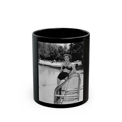 Virginia Mayo #276 (Vintage Female Icon) Black Coffee Mug-11oz-Go Mug Yourself