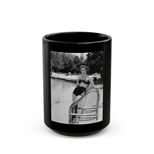 Virginia Mayo #276 (Vintage Female Icon) Black Coffee Mug-15oz-Go Mug Yourself