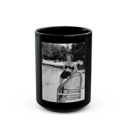 Virginia Mayo #276 (Vintage Female Icon) Black Coffee Mug 15oz - Go Mug Yourself
