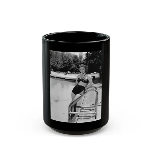 Virginia Mayo #276 (Vintage Female Icon) Black Coffee Mug 15oz - Go Mug Yourself